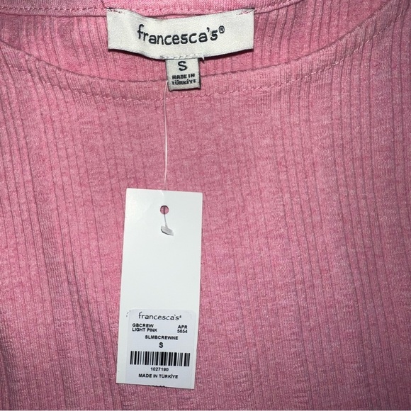 Francescas High Neck Knit Top Womens Small Y2K Pheobe Buffay Preppy Collegiate - Picture 4 of 7